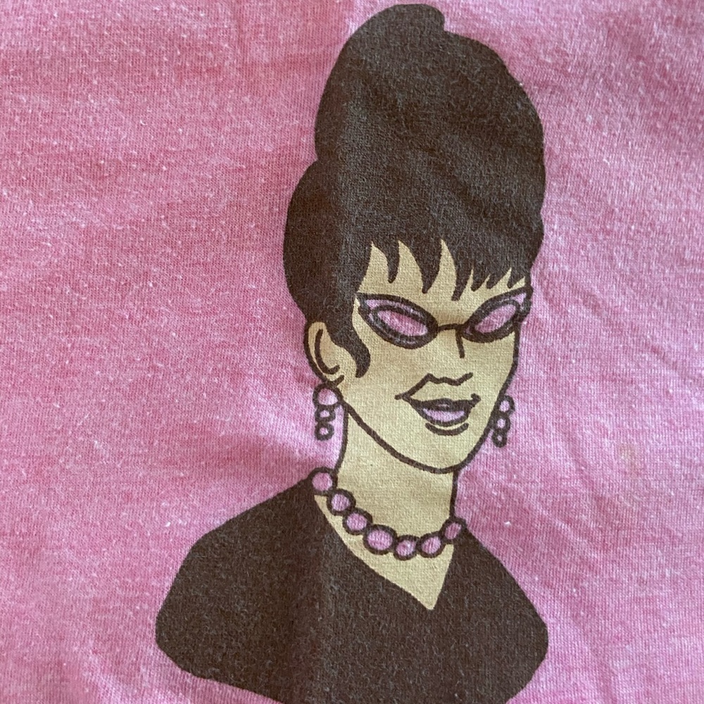 Beehive Pink Hon Ringer Tee Baltimore Hampden